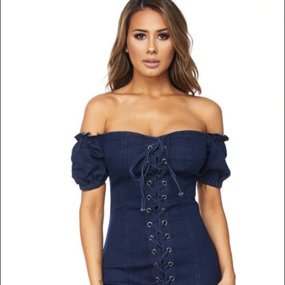Denim dress